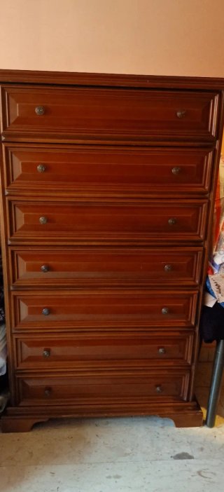 Cassettiera Settimino Legno Marrone