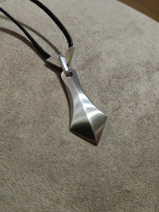 Colgante Plata y Negro