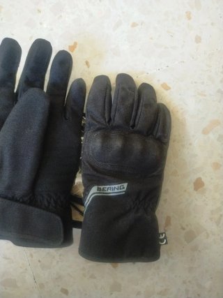 Guantes de moto Bering negros