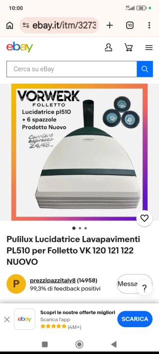 Vorwerk Folletto Lucidatrice