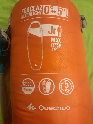 Saco dormir Quechua niños hasta 8 años