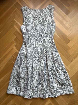 Vestido Zara encaje bordado