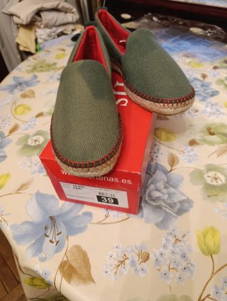 Alpargatas Norteñas Verde Talla 39