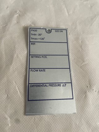 Válvula de calibración latón 1/2 DN15 PN20