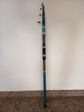 Caña de surf casting telescópica