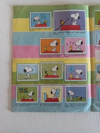 ALBUM CROMOS SNOOPY