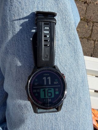 Garmin Fenix 7S Solar Negro/Plata