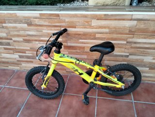 Bicicleta EXPERT JUNIOR 14 Amarilla