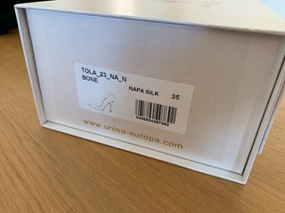 Zapatos de novia Unisa Talla 35 Blancos