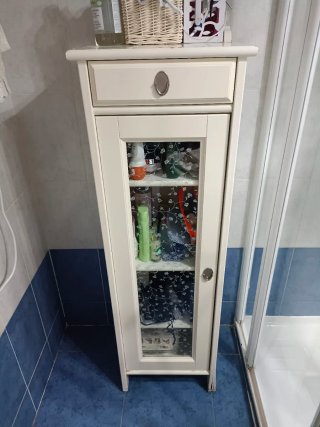 Armario baño IKEA Flaren blanco