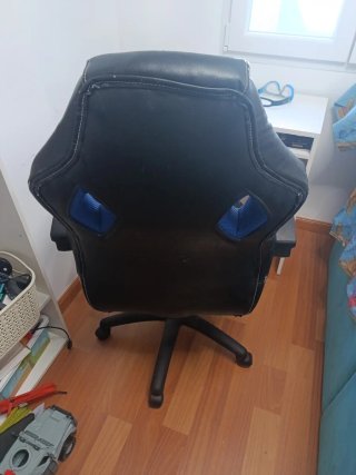 Silla Gamer Negra y Azul