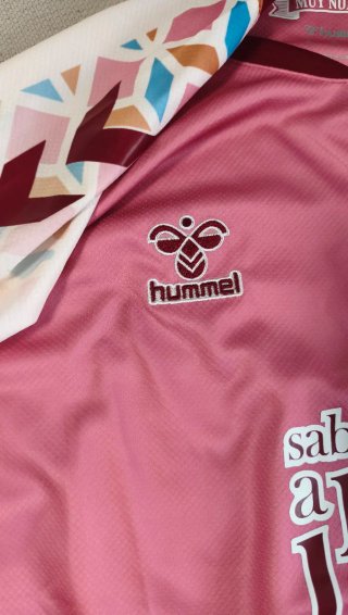 Camiseta Málaga Rosa Muy Noble