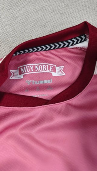 Camiseta Málaga Rosa Muy Noble