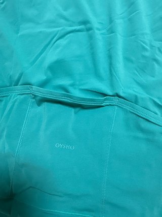 Maglietta da ciclismo Oysho verde bluastro