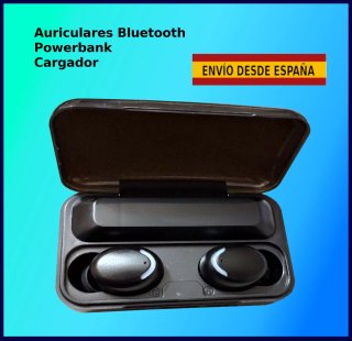 Auriculares Bluetooth Powerbank Cargador