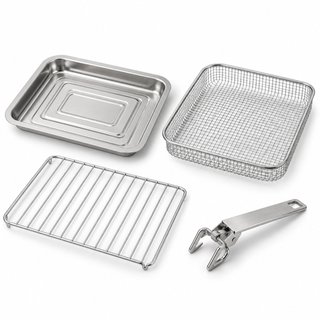 Horno freidora de aire 15 L 1400 W con visor