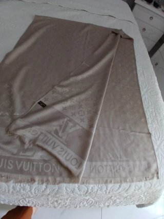 Foulard Louis Vuitton Beige/Oro