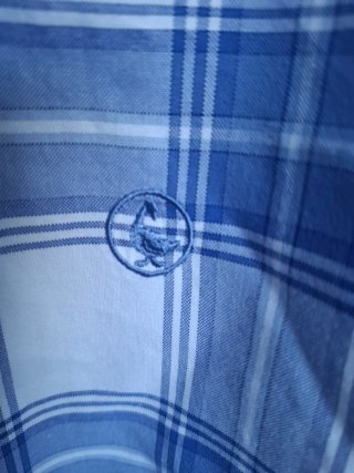Camisa El Ganso Azul y Blanca Talla M