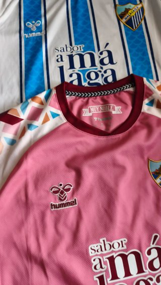 Lote 2 Camisetas Málaga CF Hummel