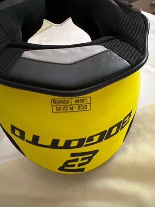Casco BOGOTTO talla l con accesorios