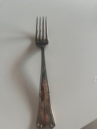 Cubiertos chapados en plata