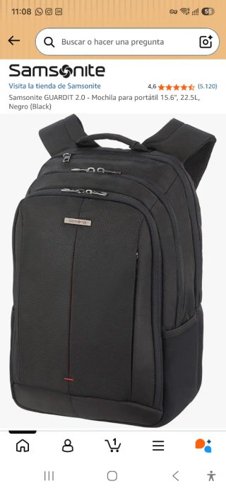 Mochila Samsonite Guardit 2.0 (Portátil 15.6)