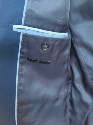 Traje azul juvenil SOLO UN USO