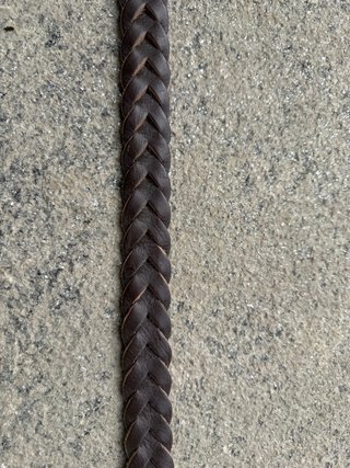 Cintura Aglini vera pelle intrecciata cm.95/110
