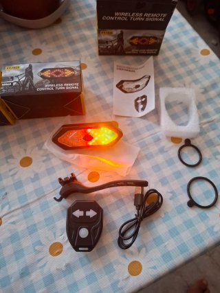 Luces Intermitentes Inalámbricas para Bicicleta