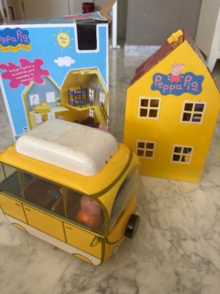 Casa y Coche Peppa Pig