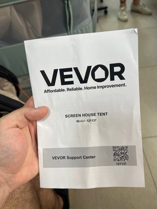 VEVOR Carpa Portátil con Mosquitera Beige