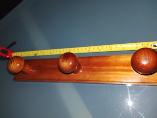 Perchero de Pared de Madera