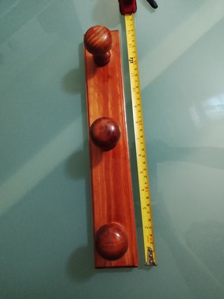 Perchero de Pared de Madera