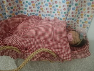 Culla per bambola reborn