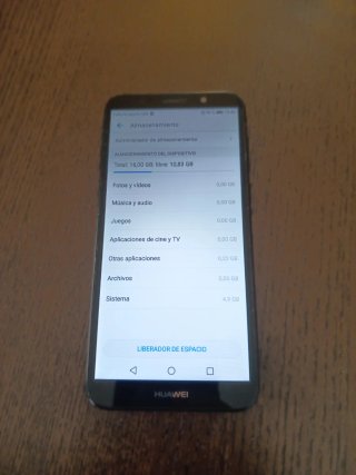 Huawei Y5 (2018) Libre Negro impecable