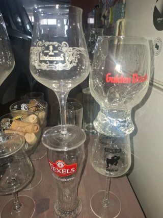 Copas Cerveza Cristal Cantillon, Texels, Lindemans