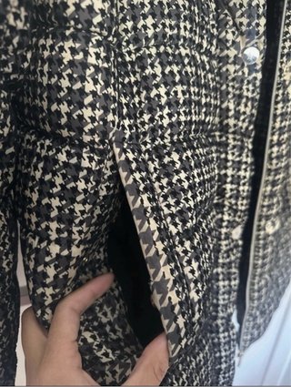 Abrigo El Corte Inglés estampado