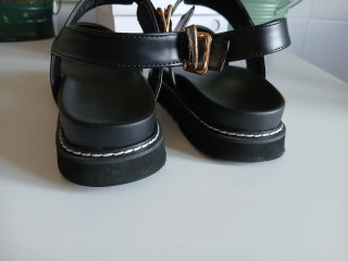 Sandalias negras mujer talla 40