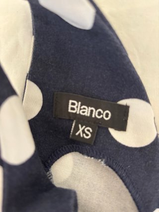 Vestido Blanco lunares corazón talla XS