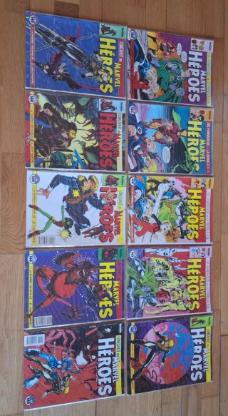 Cómics Marvel Heroes 84 números completa.