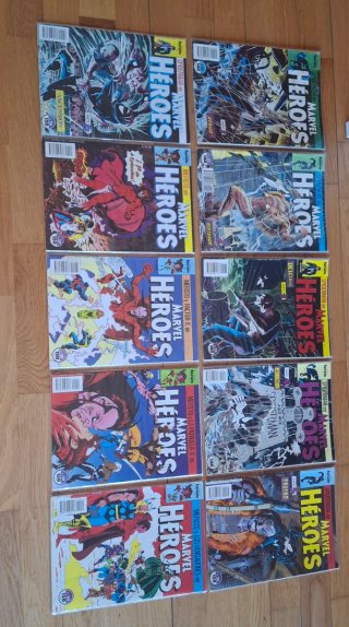Cómics Marvel Heroes 84 números completa.