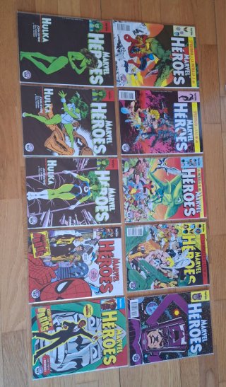Cómics Marvel Heroes 84 números completa.