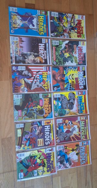Cómics Marvel Heroes 84 números completa.