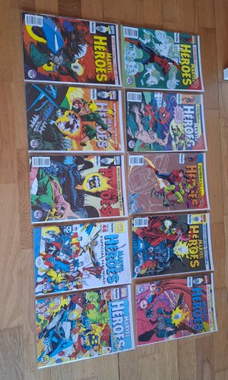Cómics Marvel Heroes 84 números completa.