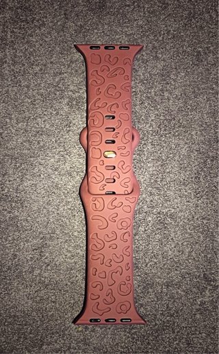 2 Correas para Apple Watch Roja y marrón