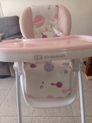 Trona Kinderkraft rosa con estampado