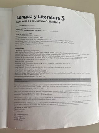 LENGUA Y LITERATURA 3