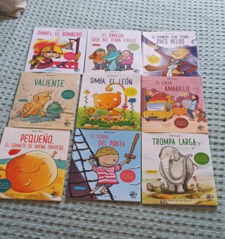 Colección de 9 libros APRENDER A LEER.