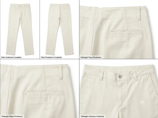 Pantaloni Daniele Alessandrini Beige Taglia 48