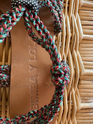 Sandalias Bimba y Lola Tiras Elásticas Talla 40